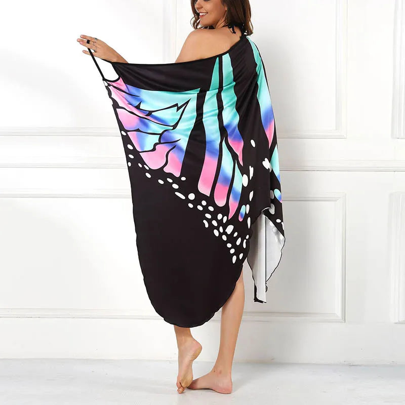 Sexy Butterfly Wrap Dress Summer