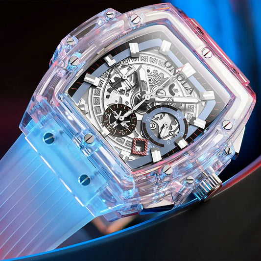 Transparent Plastic Watch