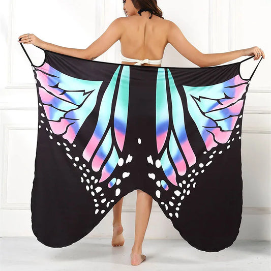 Sexy Butterfly Wrap Dress Summer