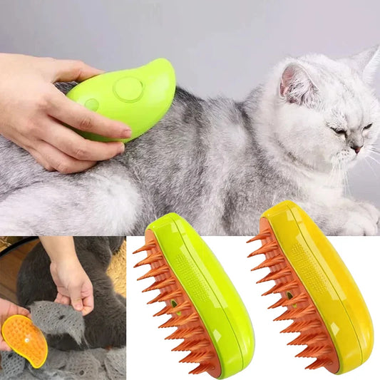 Electric Steam Brush For Pets