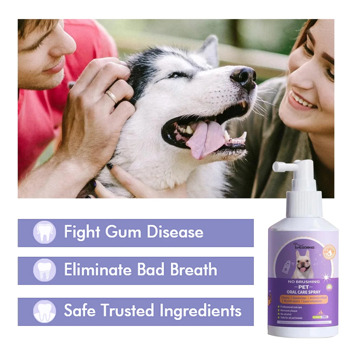 Pet Oral Clean Spray Dogs Cats