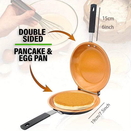 Double Side Frying Pan Green Non-stick